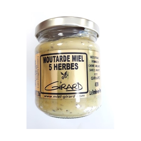 Moutarde aux 5 HERBES