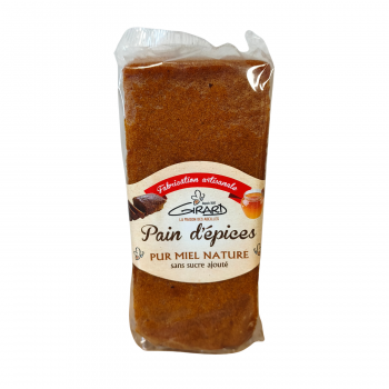 Pain d'épices artisanal nature miel