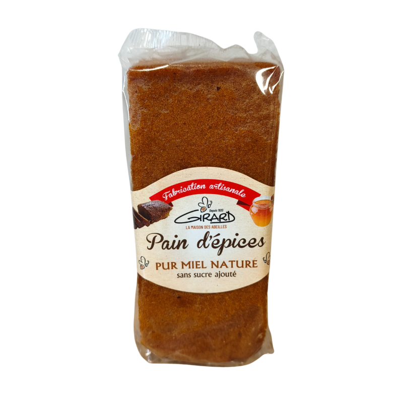 Pain d'épices artisanal nature miel