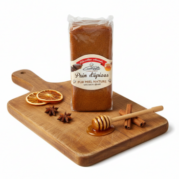 Pain d'épices artisanal nature miel