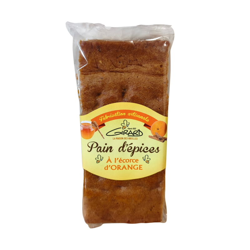 Pain d'épices miel et écorce d'orange