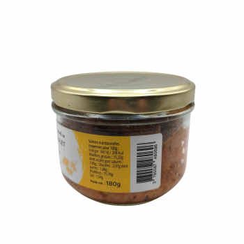 Effiloché de poulet - Moutarde, Miel et Hydromel