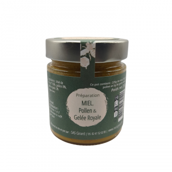 Préparation au Miel, Pollen et Gelée Royale