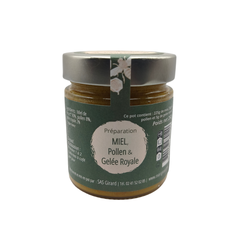 Préparation au Miel, Pollen et Gelée Royale