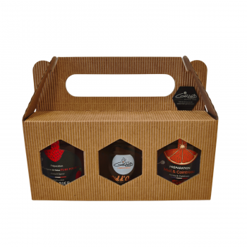 Coffret de Miels Créations – 3 pots de 250 g
